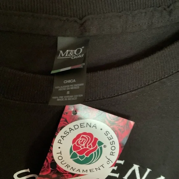 Pasadena Tournament of Roses Black Long Sleeve Shirt, NWT, Size Small - Picture 3 of 9